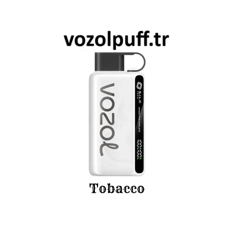Beyaz VOZOL tek kullanımlık vape, Tobacco - Star 12000 Vazol ile vozol puff keyfi
